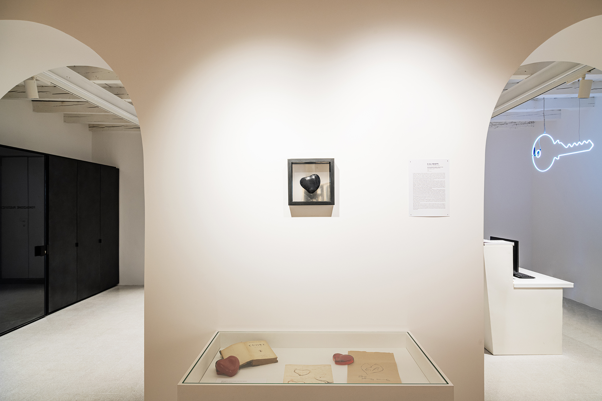 Works by Elsa Peretti featured in the exhibition “Angels. Cinquant’anni di storie del Pastificio Cerere” in Rome